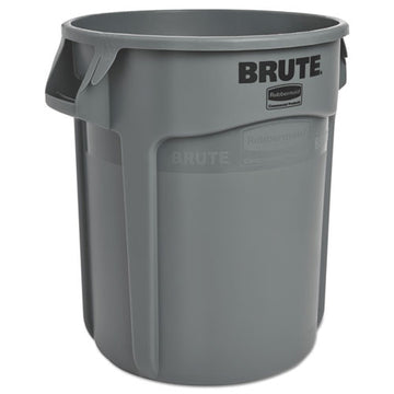 Rubbermaid® Commercial Round Brute Container, Plastic, 20 Gal, Gray freeshipping - TVN Wholesale